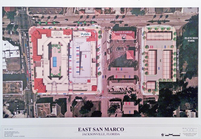 East San Marco Development Jacksonville FL - Aerial View