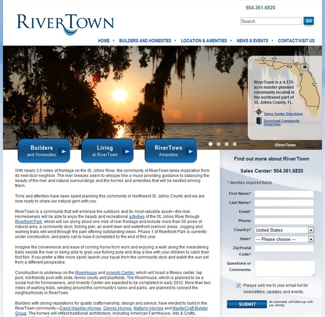 Rivertown Website